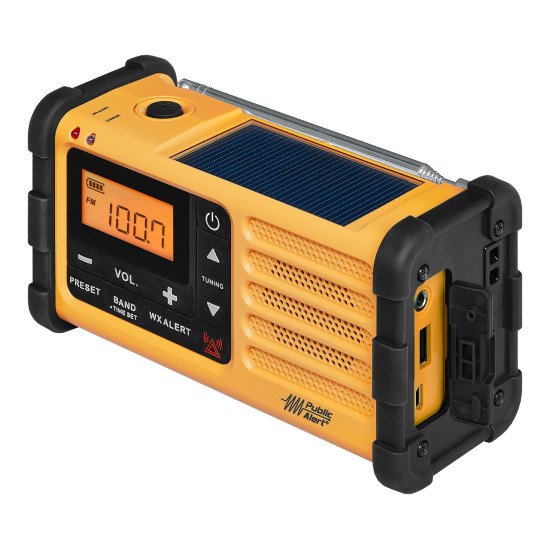 Sangean MMR-88 DAB Radio portable Numérique Noir, Jaune