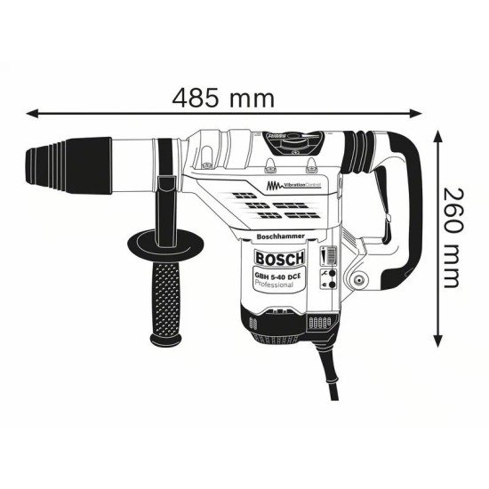 Bosch GBH 5-40 DCE Professional 1150 W 340 tr/min SDS Max