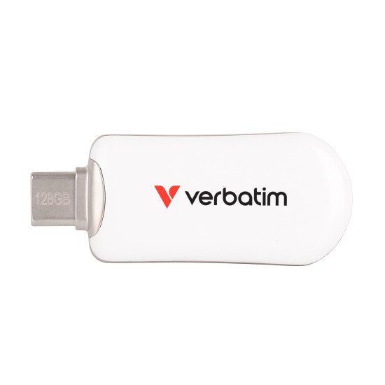 Verbatim 30229 lecteur USB flash 128 Go USB Type-C 3.2 Gen 1 (3.1 Gen 1) Blanc