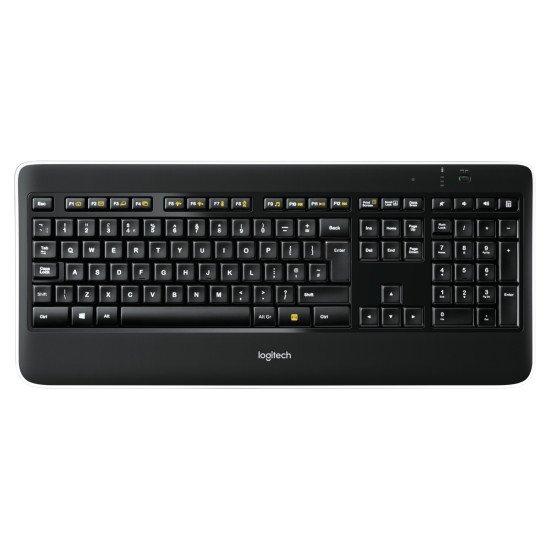 Logitech K800 clavier RF sans fil QWERTY Italien Noir