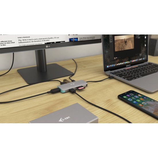 i-tec Metal USB-C Nano Dock 4K HDMI + Power Delivery 60 W