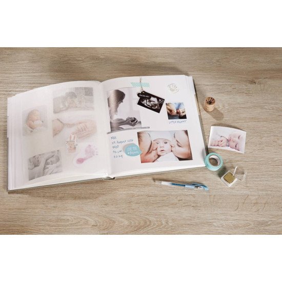 Walther Design Baby Magical album photo et protège-page Marron, Blanc 50 feuilles