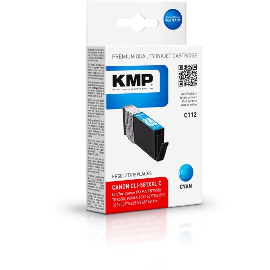 KMP 1578,0203 cartouche d'encre 1 pièce(s) Compatible Rendement extra (super) élevé Cyan