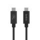 Belkin INZ004BT2MBK câble USB 2 m USB4 Gen 2x2 USB C Noir