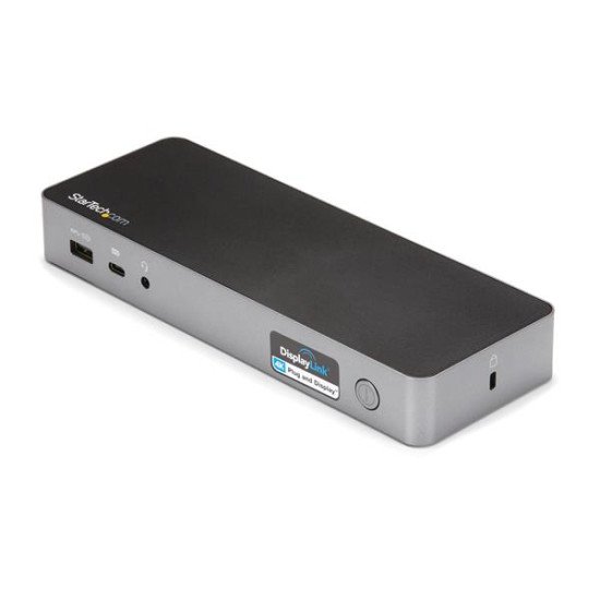 StarTech.com Station d'accueil USB Type-C/A à double affichage avec Power Delivery 100 W