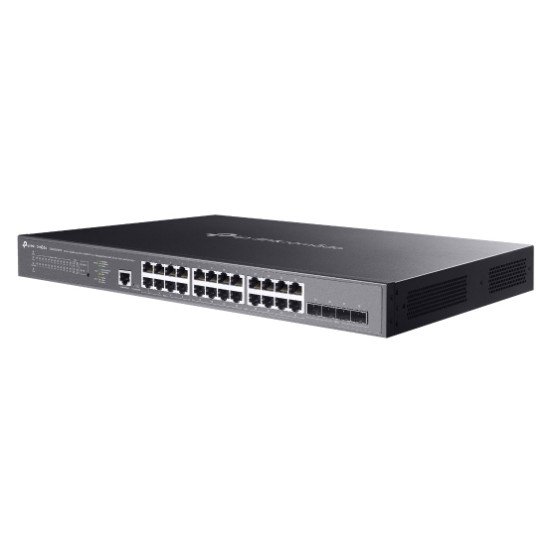 TP-Link Omada SG3428XMPP commutateur réseau Géré L2+ Gigabit Ethernet (10/100/1000) Connexion Ethernet POE 1U Noir