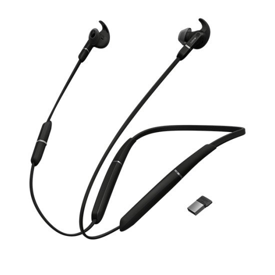 Jabra Evolve 65e Casque écouteur, Minerve Noir