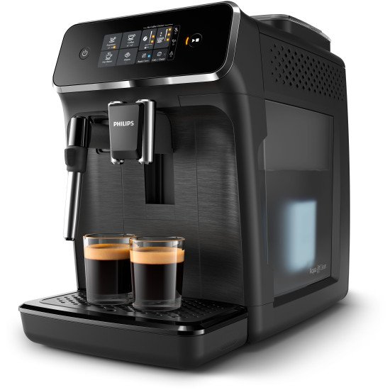 Philips 2200 series Séries 2200 Noir Mat EP2220/10 Machine expresso broyeur, 2 boissons, mousseur lait