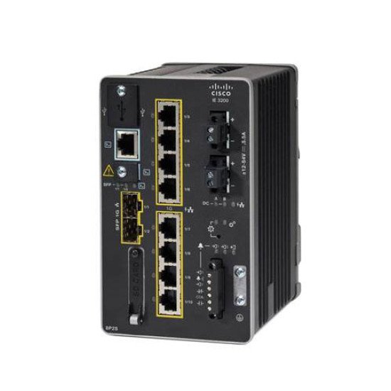 Cisco IE-3200-8P2S-E commutateur réseau Géré L2 Fast Ethernet (10/100) Connexion Ethernet POE Noir