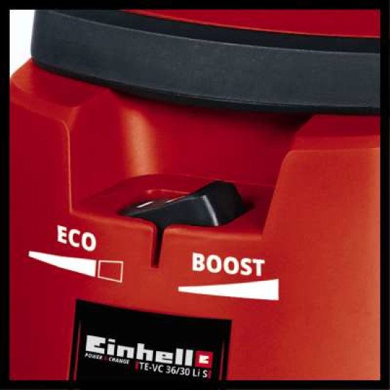 Einhell TE-VC 36/30 Li S-Solo 30 L Aspirateur sans sac Sec&humide Sac à poussière