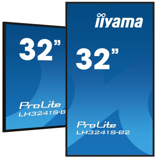 iiyama LH3241S-B2 affichage de messages En forme de kiosk 80 cm (31.5") LED 350 cd/m² Full HD Noir 24/7