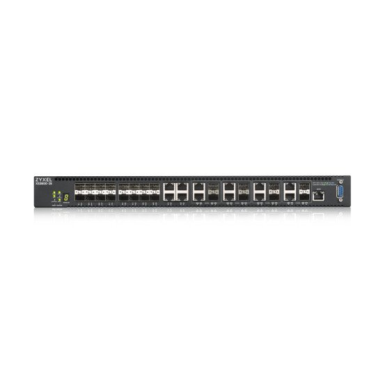 Zyxel XS3800-28 Switch réseau Géré L2+ 10G Ethernet (100/1000/10000) Noir