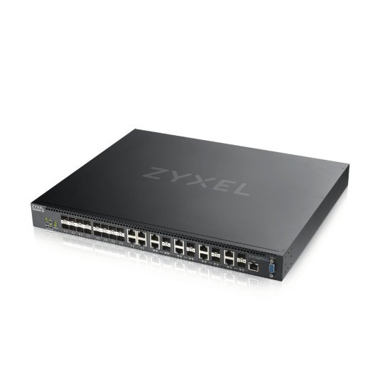 Zyxel XS3800-28 Switch réseau Géré L2+ 10G Ethernet (100/1000/10000) Noir