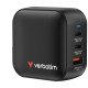 Verbatim Mini GaN Charger 70W Universel Noir Secteur Charge rapide Intérieure