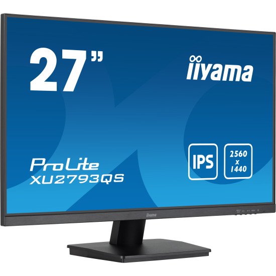 iiyama ProLite XU2793QS-B6 écran PC 54,6 cm (21.5") 2560 x 1440 pixels Full HD LED Noir