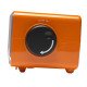 Denver CR-425 Radio portable Horloge Analogique et numérique Orange