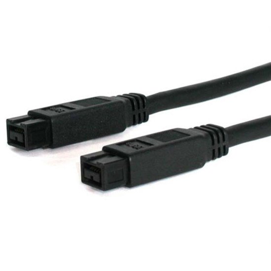 StarTech.com 10 ft 1394b Firewire Cable 9-9 Pin M-M Noir 3,05 m