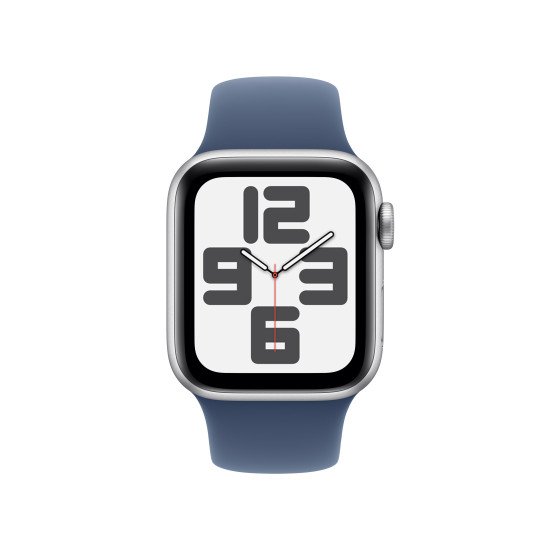 Apple Watch SE OLED 40 mm Numérique 324 x 394 pixels Écran tactile Argent Wifi GPS (satellite)