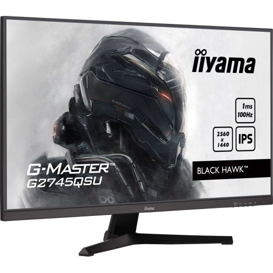 iiyama G-MASTER G2745QSU-B2 écran PC 68,6 cm (27") 2560 x 1440 pixels Wide Quad HD LED Noir