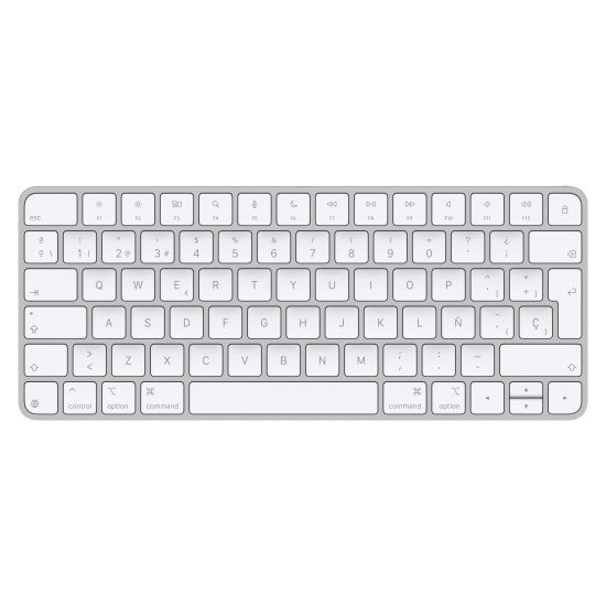 Apple Magic clavier Universel USB + Bluetooth QWERTY Espagnole Blanc