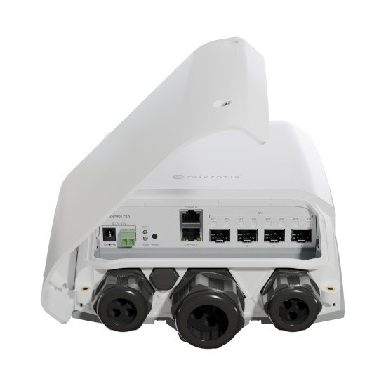 Mikrotik FiberBox Plus Géré Gigabit Ethernet (10/100/1000) Connexion Ethernet POE Blanc