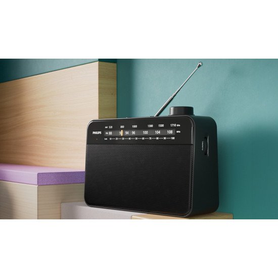 Philips TAR2509/10 Radio portable Analogique Noir