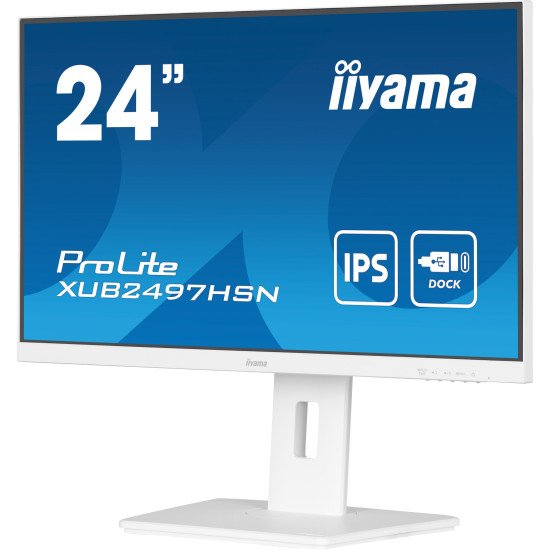 iiyama ProLite XUB2497HSN-W1 écran PC 60,5 cm (23.8") 1920 x 1080 pixels Full HD LED Blanc