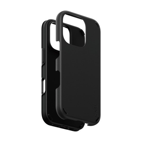 PanzerGlass CARE by PG Dub Def BLK iPhone16 6.3 Pro coque de protection pour téléphones portables Housse Transparent