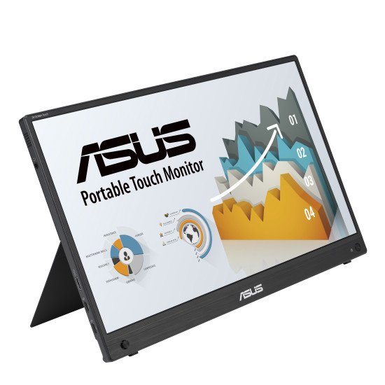 ASUS ZenScreen MB16AHT écran PC 39,6 cm (15.6") 1920 x 1080 pixels Full HD Écran tactile Noir