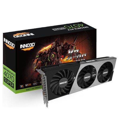 Inno3D GEFORCE RTX 4070 SUPER X3 OC NVIDIA 12 Go GDDR6X