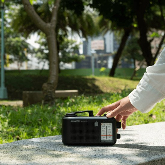 Sangean MMR-77 Portable Analogique Noir