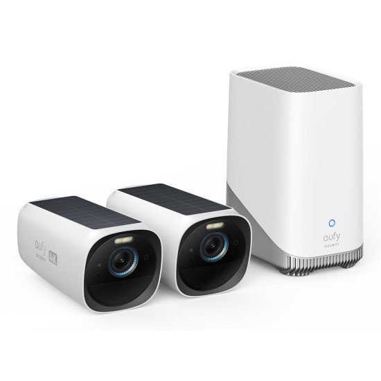 Eufy T88713W1 caméra de sécurité Boîte Caméra de sécurité IP Extérieure 3840 x 2160 pixels Mur