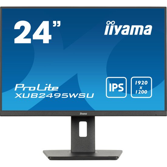 iiyama ProLite XUB2495WSU-B7 écran PC 61 cm (24") 1920 x 1200 pixels 4K Ultra HD LED Noir