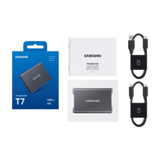 Samsung SSD externe T7 USB 3.2 4 To (Gris)