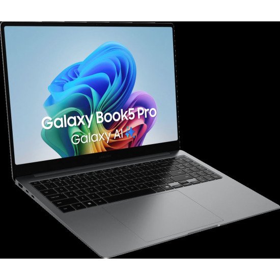 Samsung Galaxy Book5 Pro Intel Core Ultra 7 256V Ordinateur portable 40,6 cm (16") Écran tactile WQXGA+ 16 Go LPDDR5x-SDRAM 1 To SSD Wi-Fi 7 (802.11be) Windows 11 Home Gris