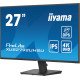 iiyama ProLite XU2792UHSU-B6 écran PC 68,6 cm (27") 3840 x 2160 pixels 4K Ultra HD LED Noir