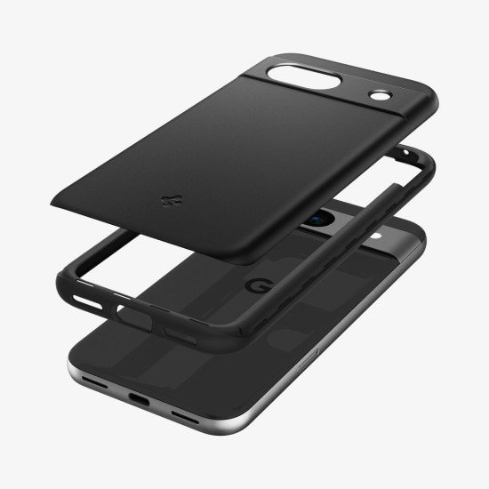 Spigen Thin Fit coque de protection pour téléphones portables 15,5 cm (6.1") Housse Noir