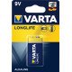 Varta Longlife Extra 9V Batterie à usage unique Alcaline