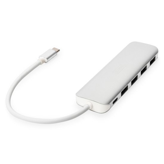 Digitus Hub 4 ports (USB 3.0) avec USB Type-C™ + PD