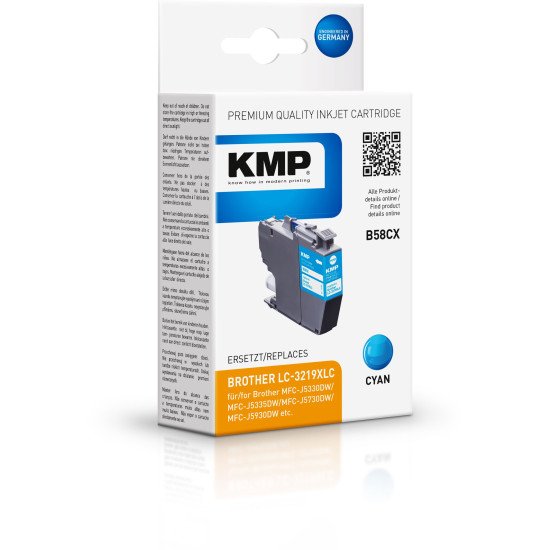 KMP 1538,4003 cartouche d'encre 1 pièce(s) Compatible Rendement élevé (XL) Cyan