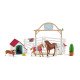 schleich HORSE CLUB chevaux invités d'Hannah avec chienne Ruby