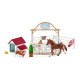 schleich HORSE CLUB chevaux invités d'Hannah avec chienne Ruby