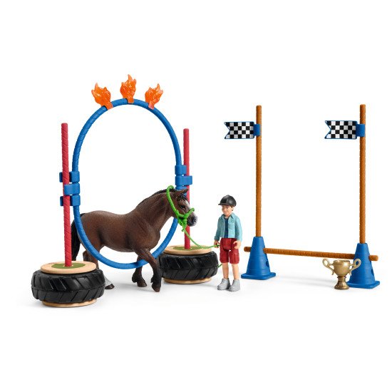 schleich Farm Life Course d'agility pour poney