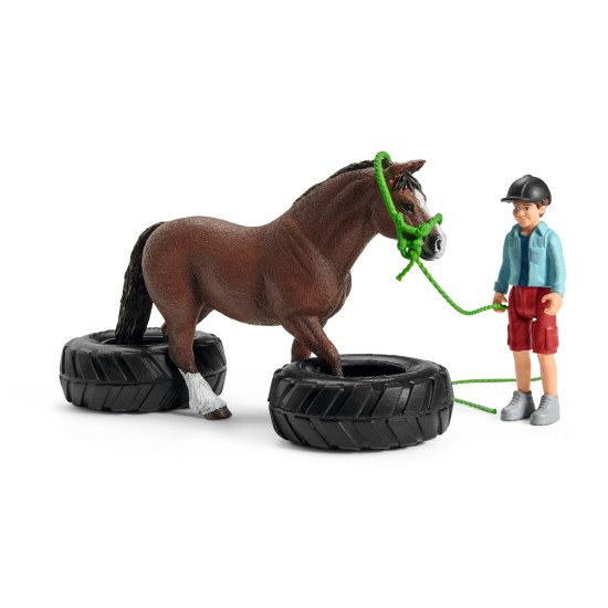 schleich Farm Life Course d'agility pour poney