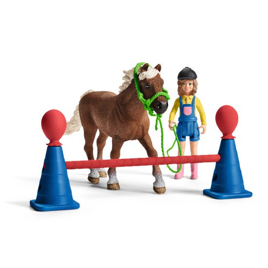 schleich Entraînement d'agility pour poney