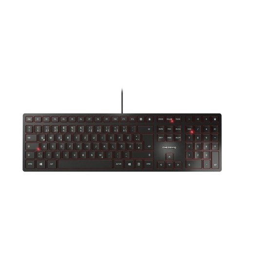 CHERRY KC 6000 SLIM clavier USB Nordique Noir