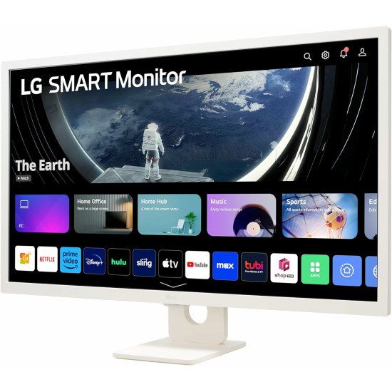 LG Smart 32SR50F-W.AEU écran PC 80 cm (31.5") 1920 x 1080 pixels Full HD LED Blanc