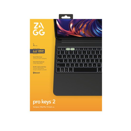 ZAGG Pro Keys 2 AZERTY Belge Bluetooth Noir