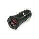 Conceptronic CARDEN04B chargeur d'appareils mobiles Universel Noir Allume-cigare Auto