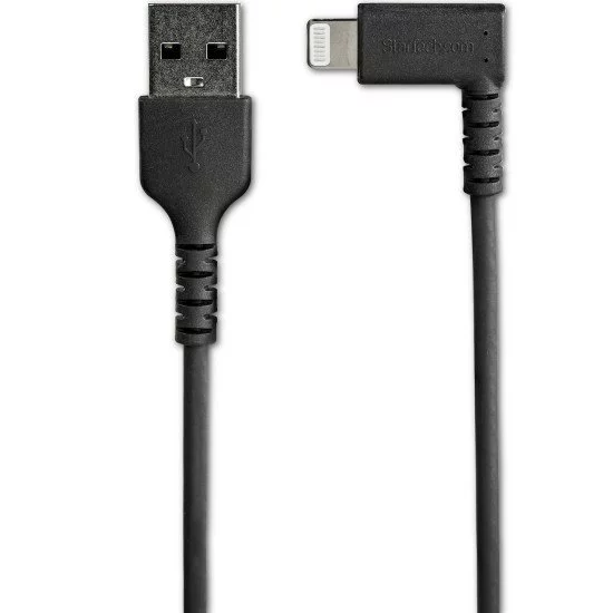 Câble USB-A vers Lightning Blanc Robuste 1m - Câble de  Charge/Synchronisation de Type A vers Lightning en Fibre Aramide -  iPad/iPhone 12 - Certifié